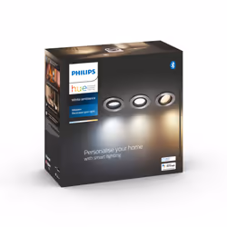 Philips Hue White ambiance Pack de 3 spots à encastrer Milliskin