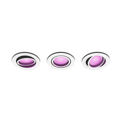 Philips Hue White and Color ambiance Pack de 3 spots à encastrer Centura