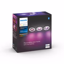 Philips Hue White and Color ambiance Pack de 3 spots à encastrer Centura