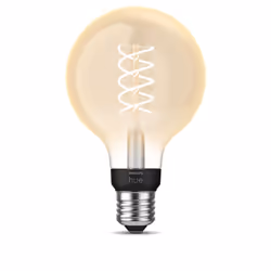 Philips Globe G93 - Ampoule connectée E27, Ampoule intelligente, Transparent, Bluetooth/Zigbee, LED, E27, Lumière blanche dou ...