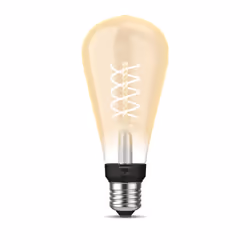 Philips ST72 Edison - Ampoule connectée E27, Ampoule intelligente, Transparent, Bluetooth/Zigbee, LED, E27, Lumière blanche d ...