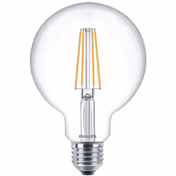 Lampesdirect ® est le grossiste de Ampoules LED | Chez Lampesdirect, le "Philips Corepro LED Globe E27 Filament Claire 95mm 7 ...