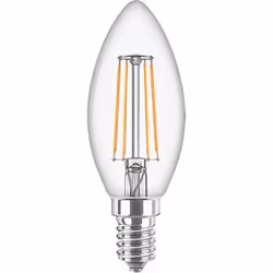 Philips 34726700, 4,3 W, 40 W, E14, 470 lm, 15000 h, Blanc chaud