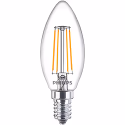 Lampesdirect ® est le grossiste de Ampoules LED | Chez Lampesdirect, le "Philips Corepro LED Bougie E14 Filament Claire 4.3W  ...