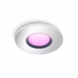 Philips Hue White and Color ambiance Spot encastrable Xamento, Spot d'éclairage intelligent, Chrome, Bluetooth, LED, Ampoule( ...