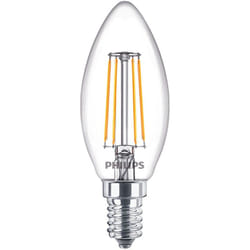Philips MASTER Value LED Bougie E14 Filament Claire 3.4W 470lm -