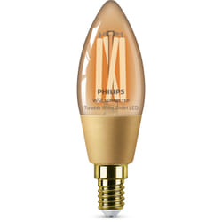 Philips Ampoule flamme filament ambre 4,9 W (éq. 25 W) C35 E14