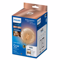 Philips Globe filament ambre 7 W (éq. 50 W) G125 E27