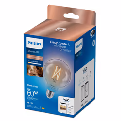 Philips Globe filament transparent 7 W (éq. 60 W) G95 E27