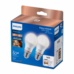 Philips Hue Ampoule 8 W (éq. 60 W) A60 E27 x2