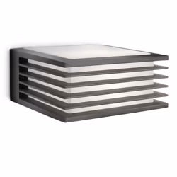 Philips myGarden 8719514385382, Éclairage mural extérieur, Anthracite, Aluminium, IP44, II, Contemporain