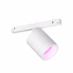 Philips Hue White and Color ambiance Spot cylindrique Perifo, Spot d'éclairage intelligent, Bluetooth, Blanc, LED intégrée, B ...