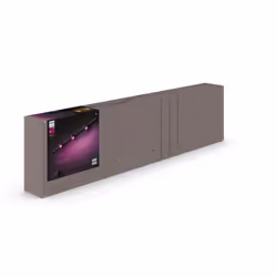 Philips Hue White and Color ambiance Kit de base Perifo pour mur, droit (3 spots)