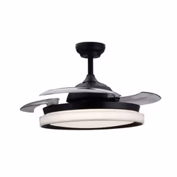 Philips Plafonnier, LED, 4500 lm, IP20, Noir