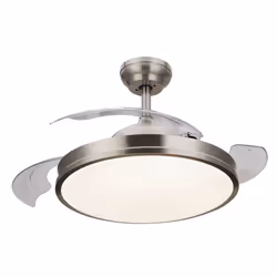 Philips Plafonnier, LED, 4500 lm, IP20, Nickel
