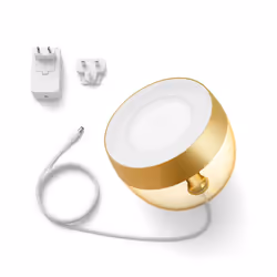 Philips Hue White and Color ambiance Iris or édition spéciale, Lampe de table intelligente, Bluetooth/Zigbee, Or, LED, Ampoul ...
