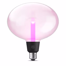 Philips Ellipse - Ampoule connectée E27, Ampoule intelligente, Bluetooth/Zigbee, Noir, Transparent, LED, E27, Variable