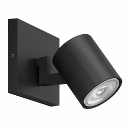 Philips Spot encastrable, Spot d'éclairage de surface, GU10, 1 ampoule(s), LED, 220-240 V, Noir