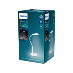 Philips Fonctionnel 8719514443815, Blanc, Plastique, Home office, Étude, IP20, Ampoule(s) non remplaçable(s), LED