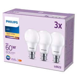 Philips 8719514451278 ampoule LED 8 W B22 F