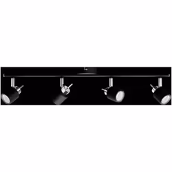 Philips 8719514465435, Spot d'éclairage de surface, GU10, 4 ampoule(s), 220-240 V, Noir
