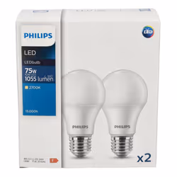 Puissance : 10W Équivalent à une ampoule à incandescence traditionnelle : 75W Température de couleur : 4000K (blanc neutre) F ...