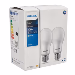 Ampoules LED CorePro A60 E27 13W (=100W) 2700K blanc chaud 1521lm Philips