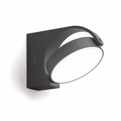 Philips Luminaires extérieurs, Éclairage mural extérieur, Noir, IP44, Jardin, Patio, I, Jardin, Patio