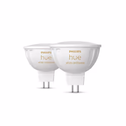 Philips Hue White ambiance MR16 Spot d'éclairage intelligent Bluetooth/Zigbee Blanc 5,1 W