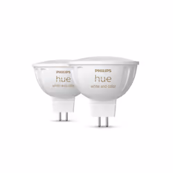 Philips Hue White and Color ambiance MR16 Spot d'éclairage intelligent Bluetooth/Zigbee Blanc 6,3 W