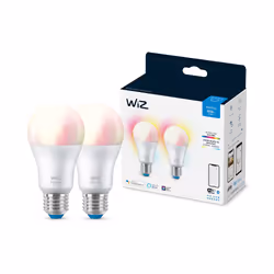 WiZ Ampoule 8 W (éq. 60 W) A60 E27 x2