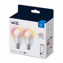 WiZ Ampoule 8 W (éq. 60 W) A60 E27 x2 - Vue supplémentaire 4