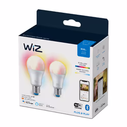 WiZ Ampoule 8 W (éq. 60 W) A60 E27 x2 - Vue supplémentaire 5