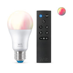 WiZ Ampoule 8 W (éq. 60 W) A60 E27 x1 + télécommande
