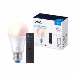 WiZ Ampoule 8 W (éq. 60 W) A60 E27 x1 + télécommande