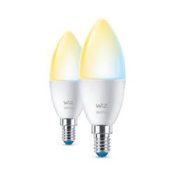 WiZ 2 ampoules flamme 40W C37 E14