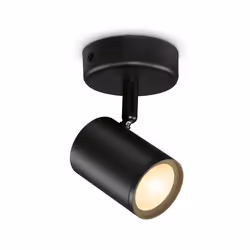 WiZ 1 spot orientable IMAGEO, Éclairage de plafond intelligent, Noir, Wi-Fi/Bluetooth, LED, Ampoule(s) non remplaçable(s), 27 ...