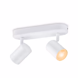 WiZ 2 spots orientables IMAGEO, Éclairage de plafond intelligent, Wi-Fi/Bluetooth, Blanc, LED, Ampoule(s) non remplaçable(s), ...
