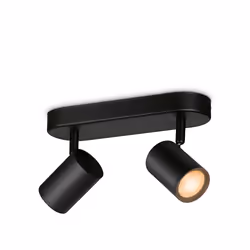 WiZ 2 spots orientables IMAGEO, Éclairage de plafond intelligent, Wi-Fi/Bluetooth, Noir, LED, Ampoule(s) non remplaçable(s),  ...