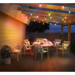 WiZ Guirlandes lumineuses, Eclairage intelligent par bande, Wi-Fi, Noir, LED, Ampoule(s) non remplaçable(s), 120 lm