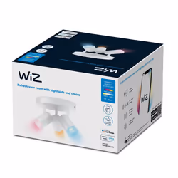 WiZ 3 spots orientables IMAGEO Plaque ronde