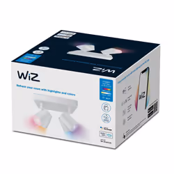WiZ 4 spots orientables IMAGEO Plaque carrée