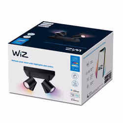 WiZ 4 spots orientables IMAGEO Plaque carrée