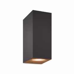 WiZ Applique murale bidirectionnelle, Éclairage mural intelligent, Noir, LED, Ampoule(s) non remplaçable(s), 2200 K, 6500 K