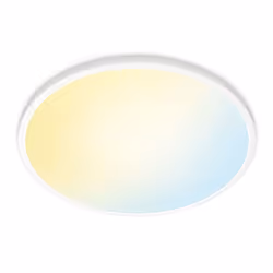 WiZ Plafonnier Superslim 32 W, Éclairage de plafond intelligent, Wi-Fi/Bluetooth, Blanc, LED, Ampoule(s) non remplaçable(s), ...