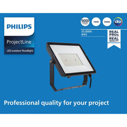Philips 8719514954465 Projecteur 100 W Halogénure de métal Noir