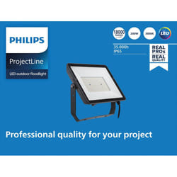 Philips 8719514954489 Projecteur 200 W LED Noir