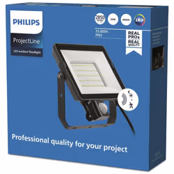 Philips Projecteur, 30 W, LED, Noir, 4000 K, 2850 lm, 35000 h