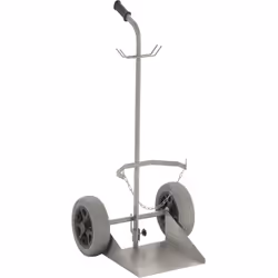 Diable pour brûleur, compatible avec bouteille de gaz de 10,5 kg, force 75 kg. Produit livré = monté. Force = 75 kg. Bandages ...