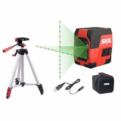 Skil 1911 DA, 20 m, 0,1 mm/m, 8°, 520 nm, horizontale/verticale, Vert